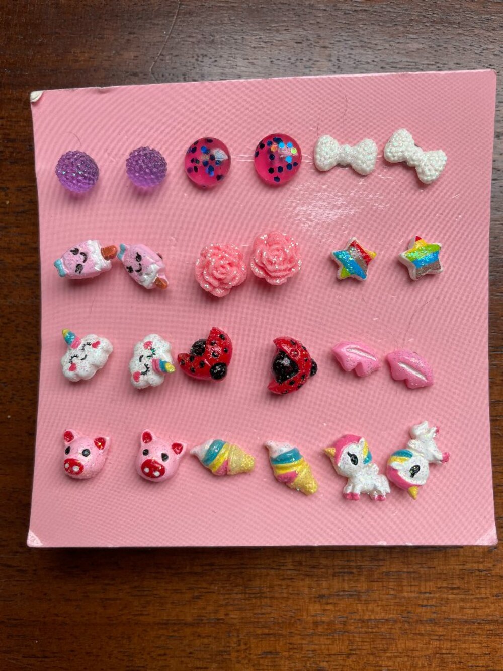 Bundle 3 for 12.  Twelve Pairs of Children's Earrings